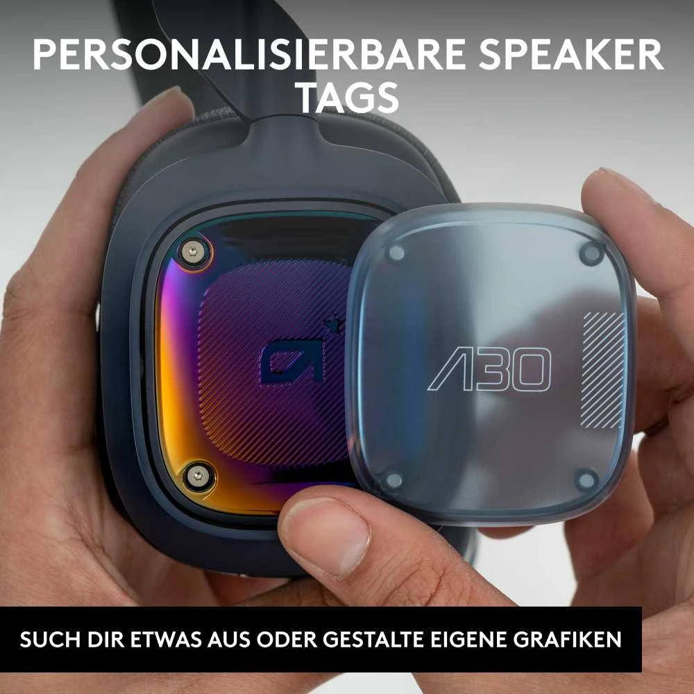 Ausinės Logitech A30 - NAVY/Raudonas - EMEA -