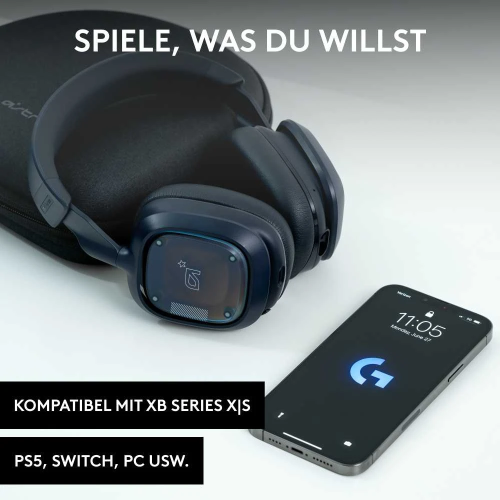 Ausinės Logitech A30 - NAVY/Raudonas - EMEA -