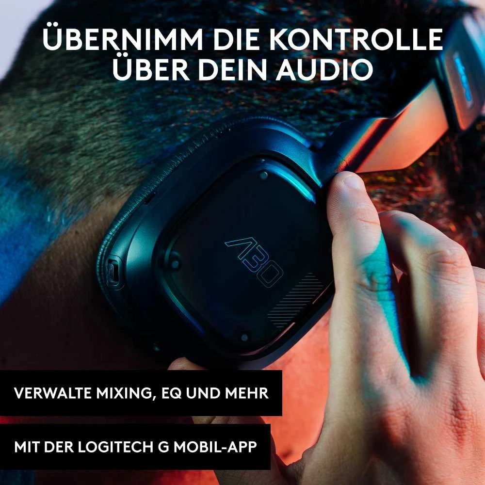 Ausinės Logitech A30 - NAVY/Raudonas - EMEA -