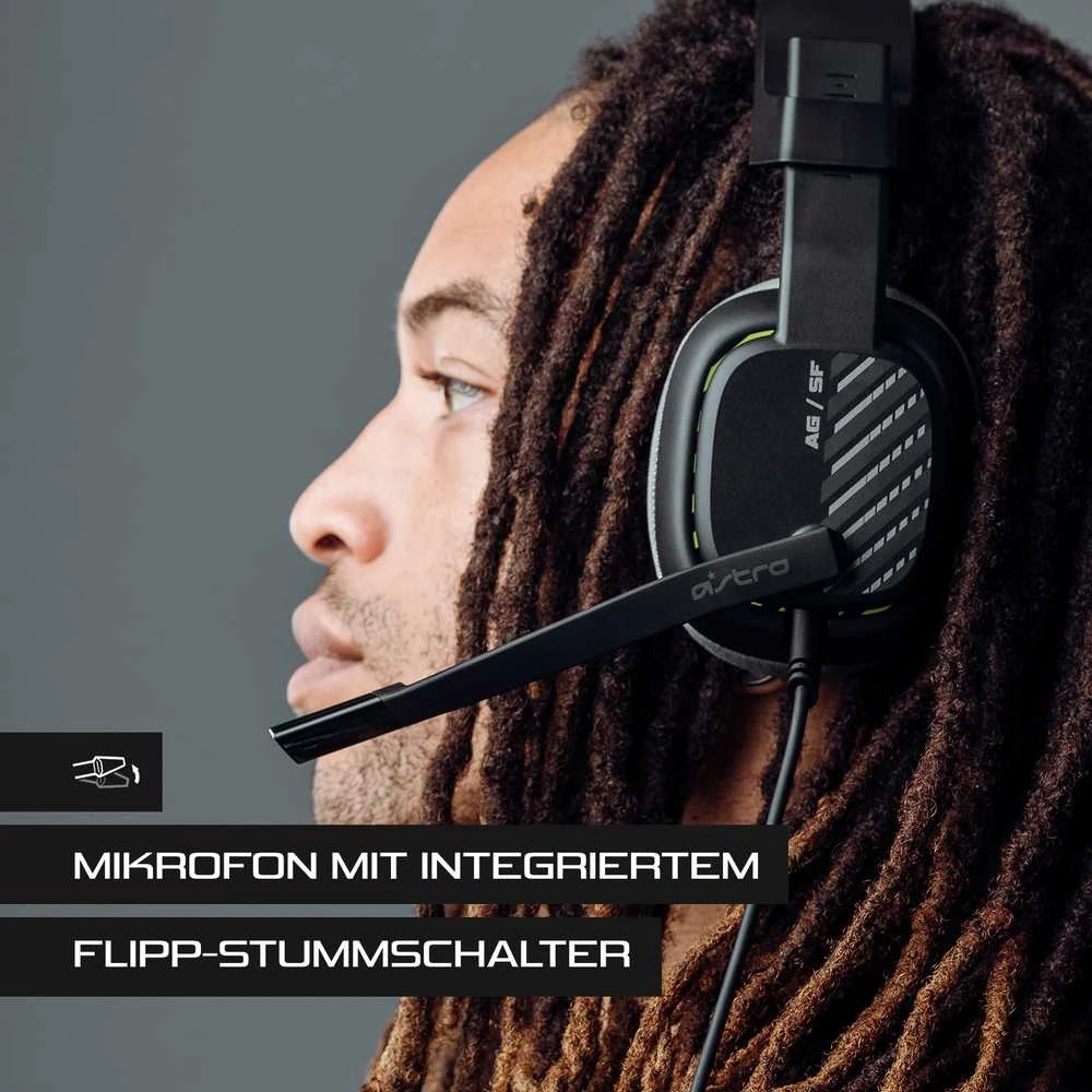 Logitech ASTRO A10 WIRED Ausinės - OVER-EAR/3.5MM - SALVAGE Juodas