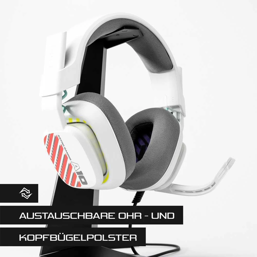 Ausinės LOGITECH ASTRO A10 su laidu Gaming Headsets - STAR KILLER BASE - Baltas - 3.5 MM