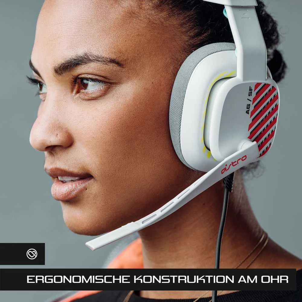 Ausinės LOGITECH ASTRO A10 su laidu Gaming Headsets - STAR KILLER BASE - Baltas - 3.5 MM