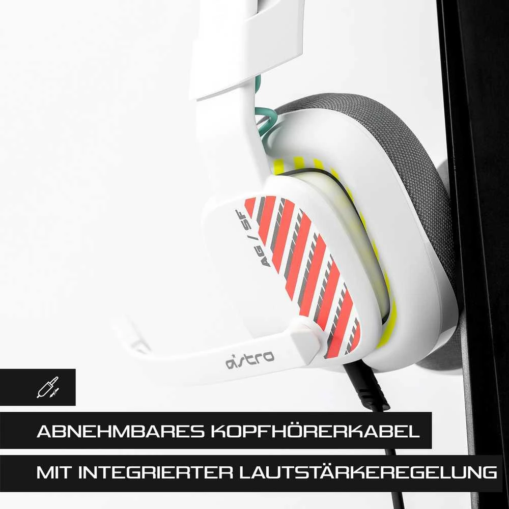 Ausinės LOGITECH ASTRO A10 su laidu Gaming Headsets - STAR KILLER BASE - Baltas - 3.5 MM