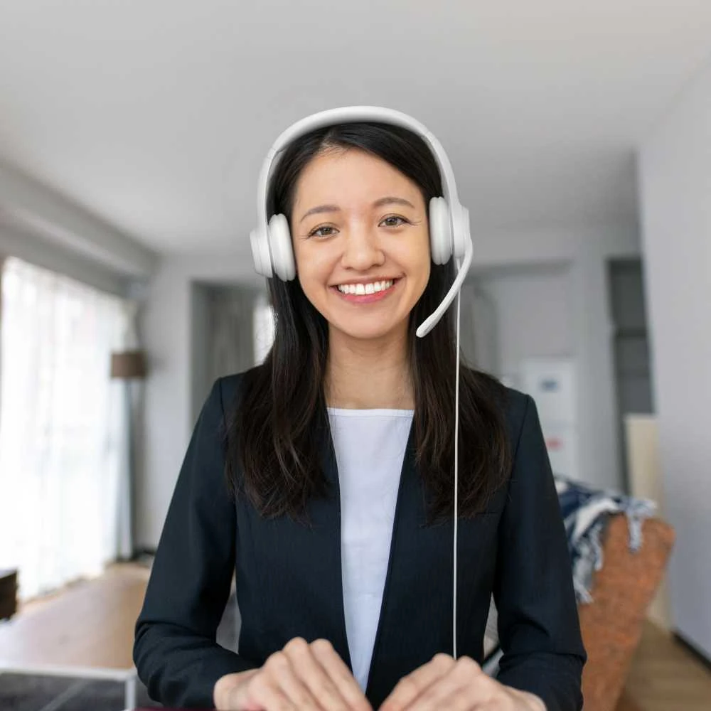 Ausinės Logitech H390, su laidu, Baltos