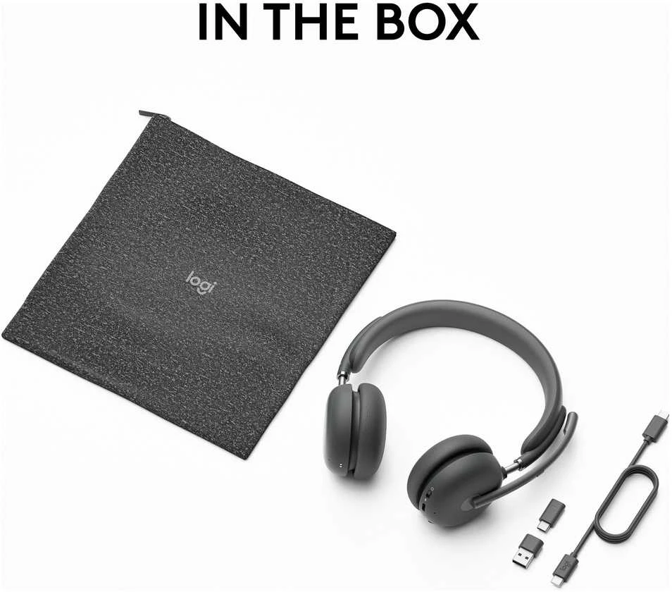 Ausinės Logitech Zone Belaidės 2 UC Stereo USB-C/A