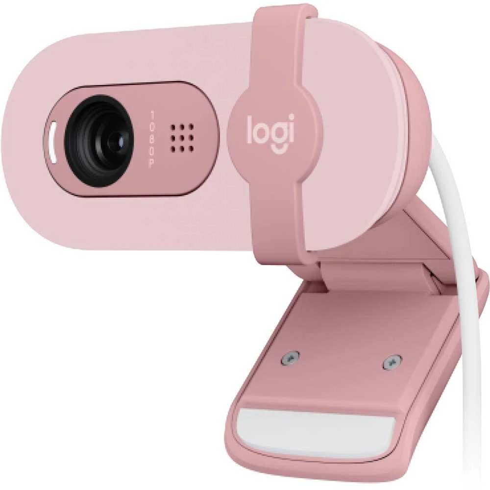 Internetinė kamera Logitech BRIO 100, rožinės spalvos