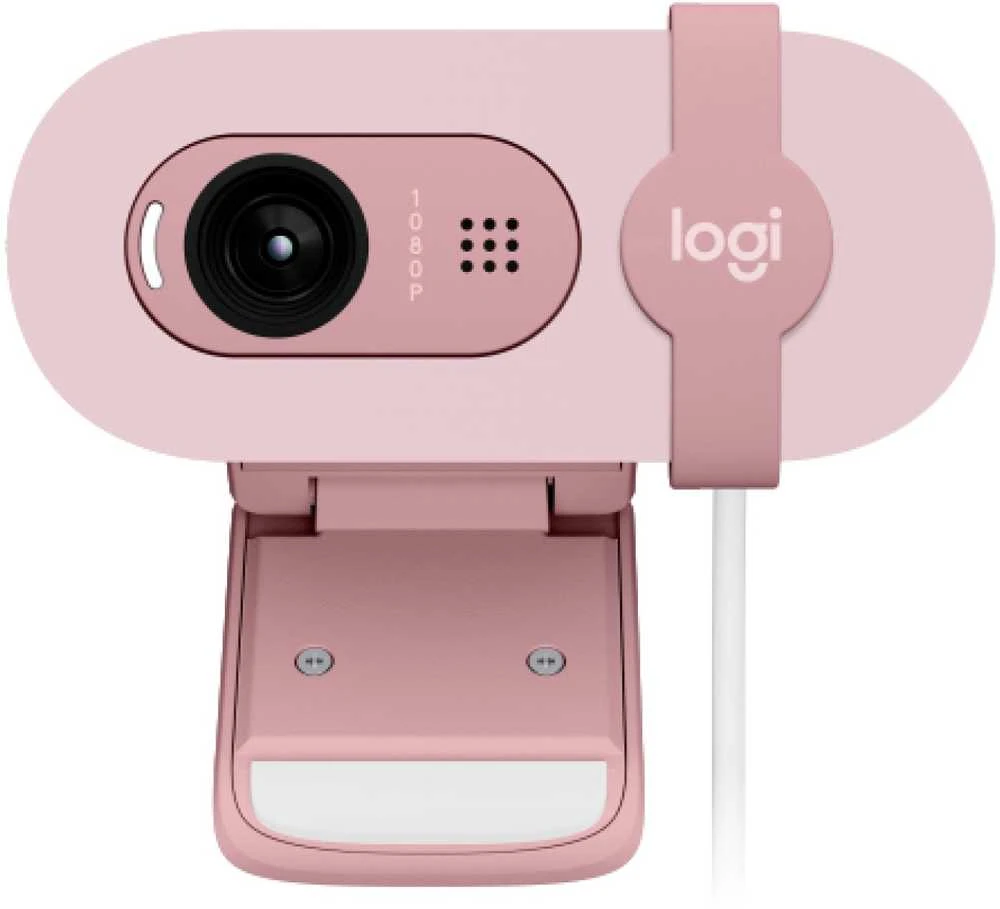 Internetinė kamera Logitech BRIO 100, rožinės spalvos