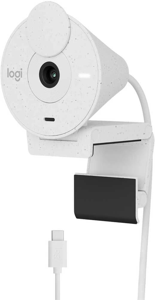 Internetinė kamera Logitech Brio 300, balta