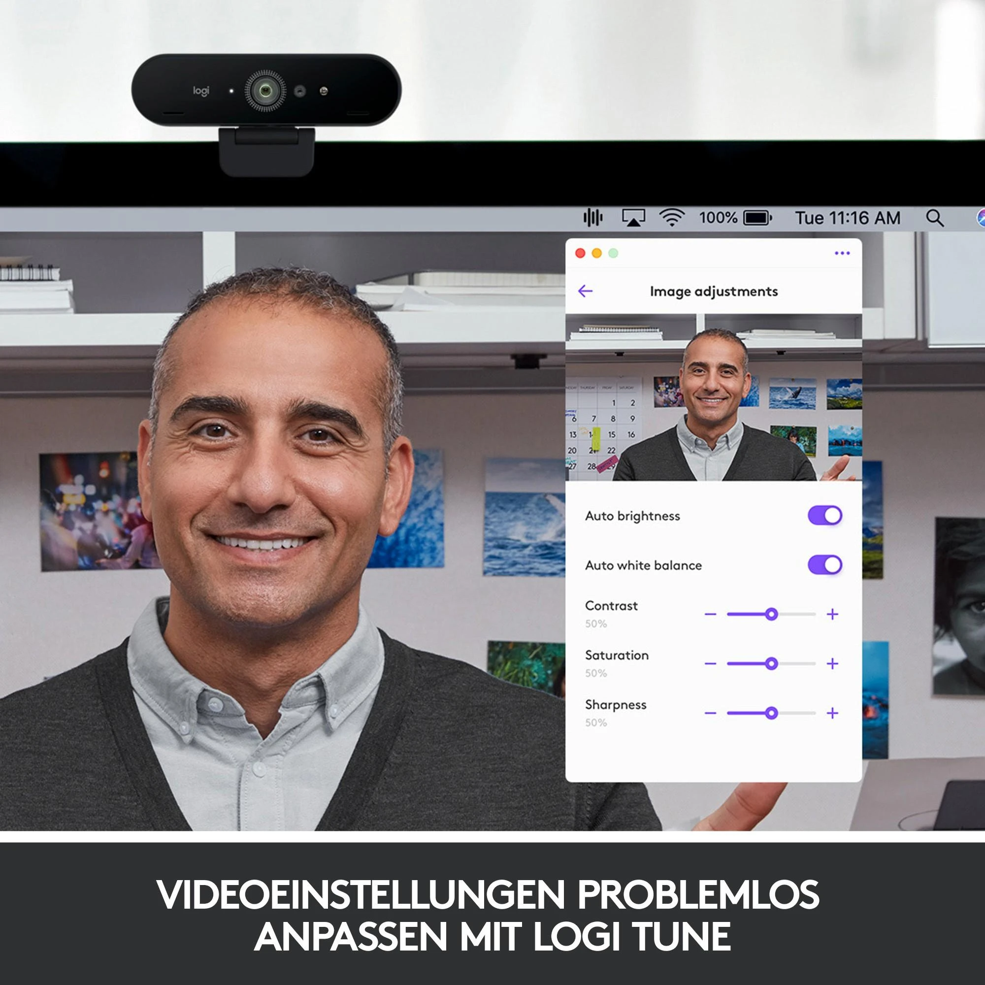  Internetinė kamera Logitech Brio 4 K Stream edition