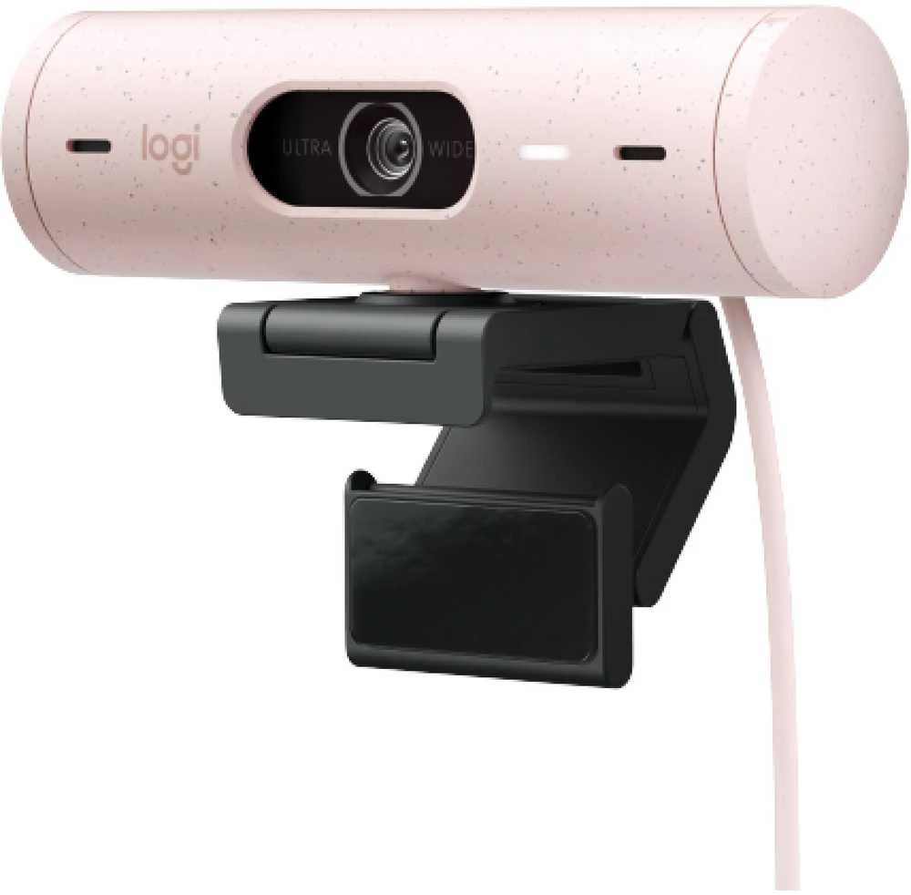 Internetinė kamera Logitech BRIO 500, Rožinės spalvos