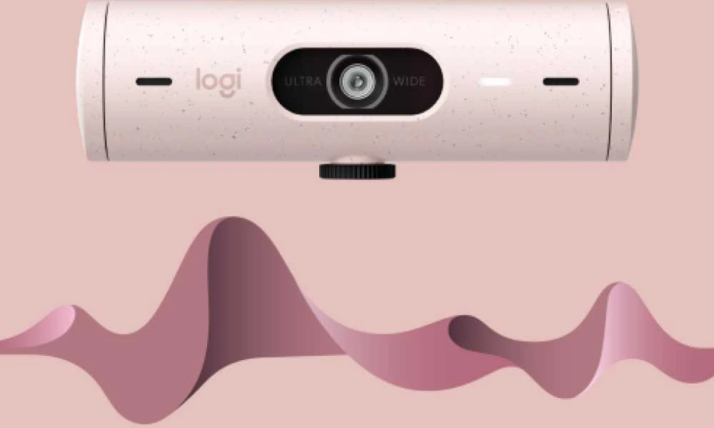 Internetinė kamera Logitech BRIO 500, Rožinės spalvos
