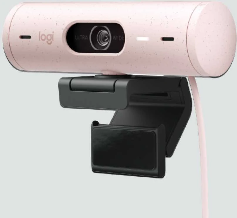 Internetinė kamera Logitech BRIO 500, Rožinės spalvos