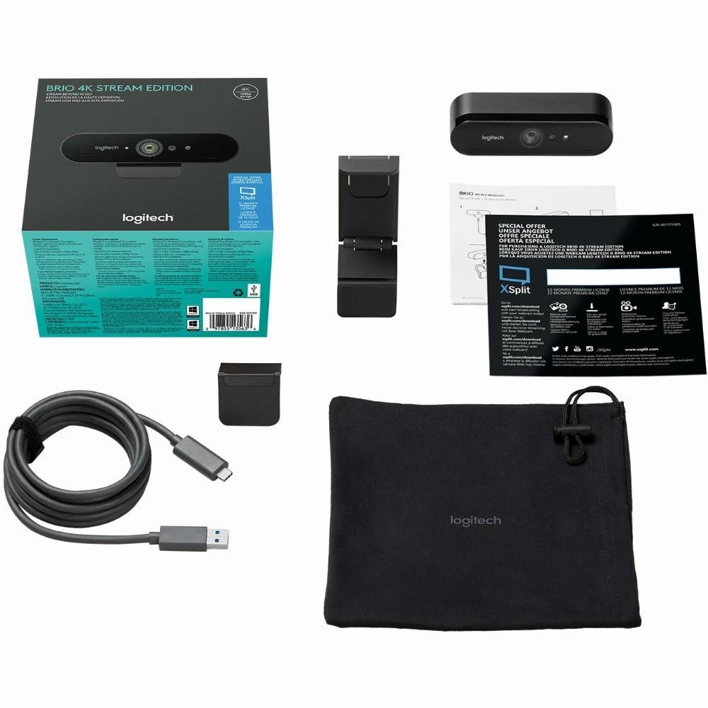  Internetinė kamera Logitech Brio 4 K Stream edition