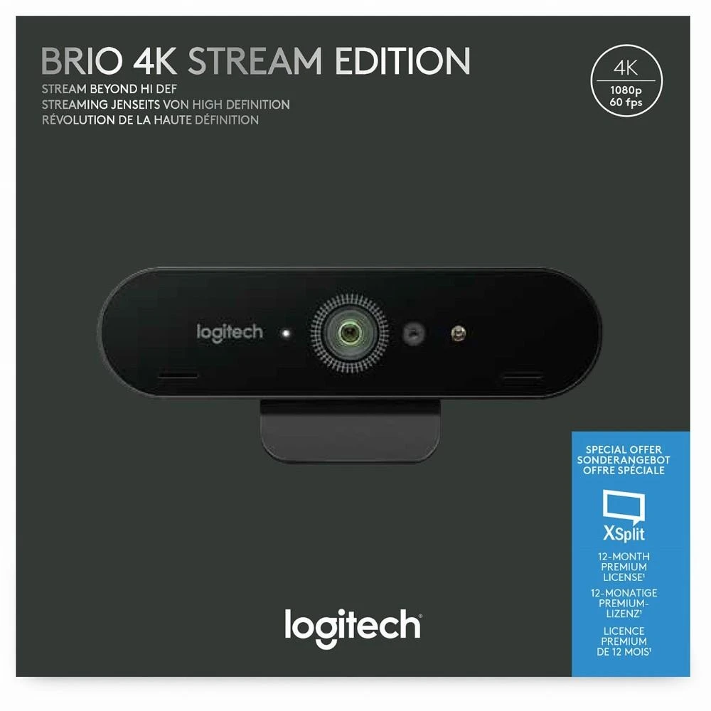  Internetinė kamera Logitech Brio 4 K Stream edition