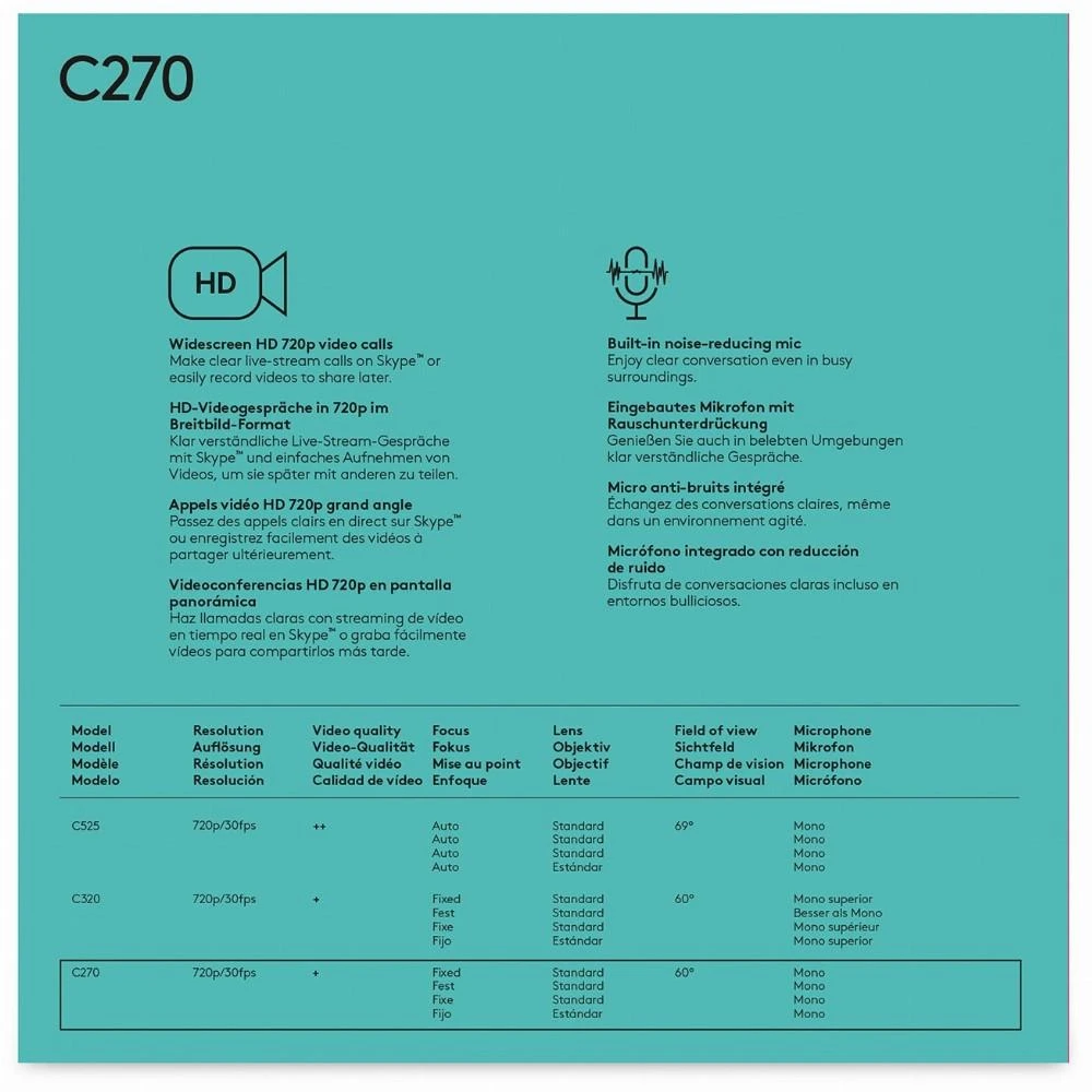 LOGITECH C270 internetinė kamera, pjūklas