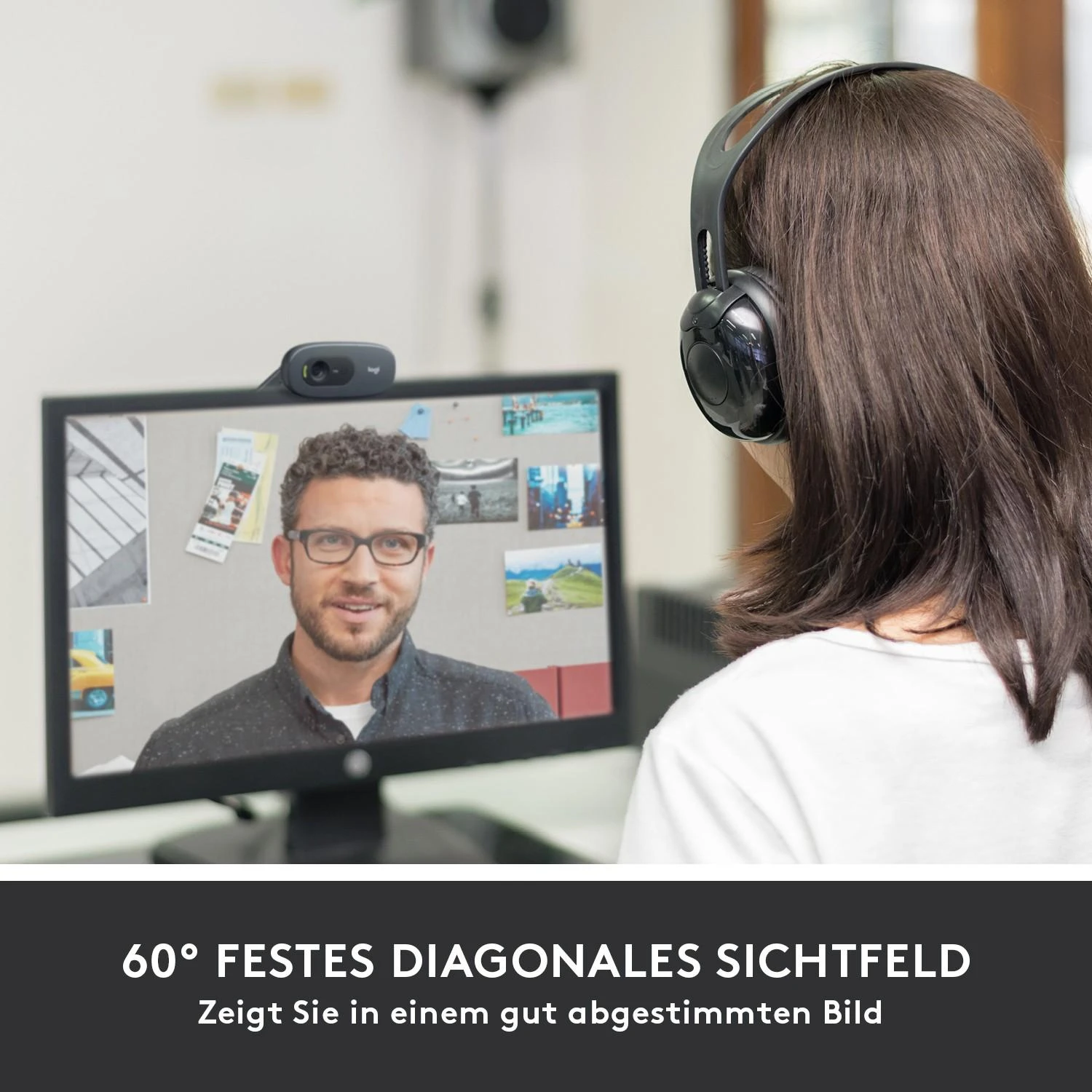 Internetinė kamera Logitech C505 HD webcam USB (960-001364)