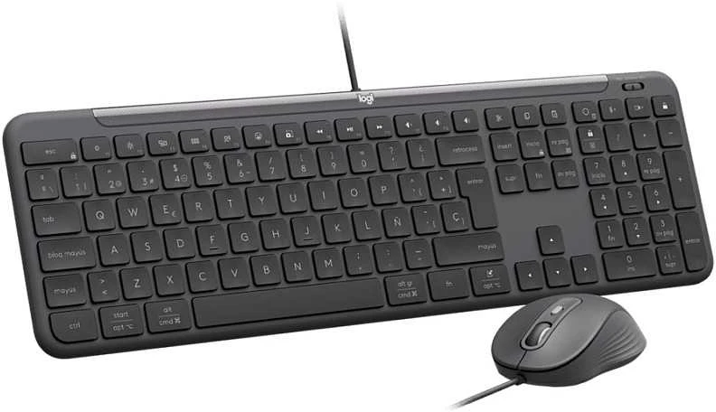 Klaviatūra Logitech su laidu COMBO MK620 verslui - GRAPHITE - DEU - CENTRAL-419