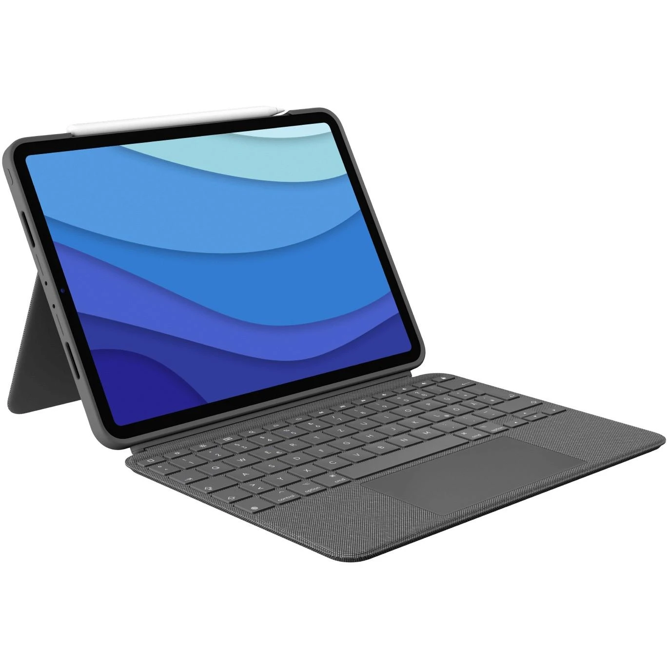 Logitech 920-010142 mobiliojo įrenginio klaviatūra QWERTZ Vokiečių Smart Connector Pilka