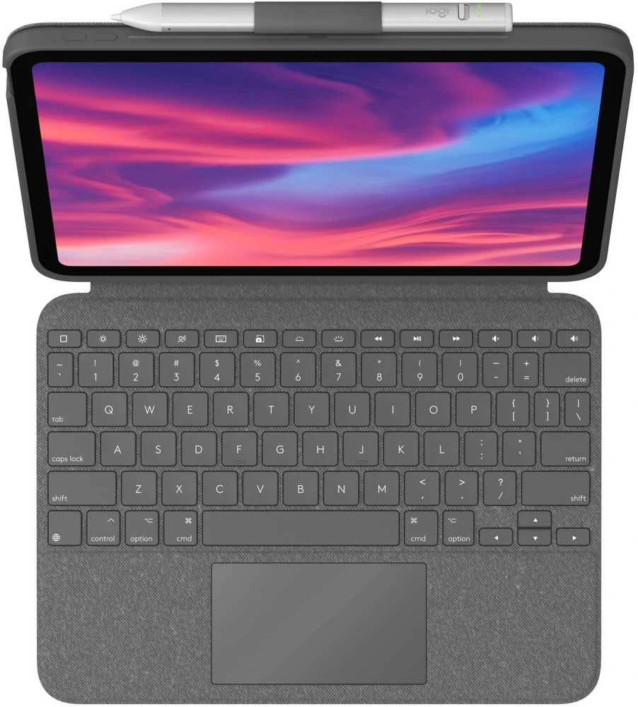 Klaviatūra ir pelė Kit Logitech COMBO TOUCH FOR IPAD (10TH GEN)