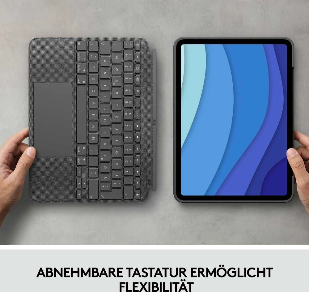 „Logitech Combo Touch“, skirtas „iPad Pro 11“