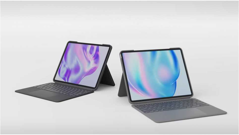 Klaviatūra ir pelė Kit Logitech Combo Touch for iPad Air 11-inch (M2)