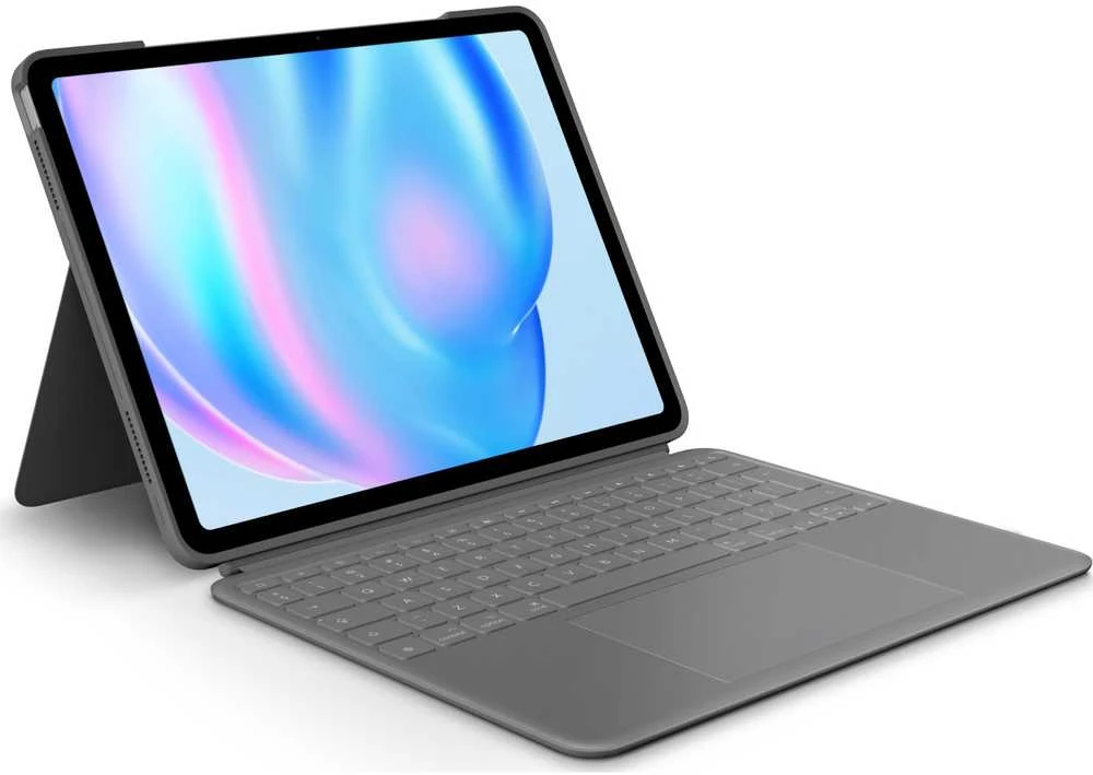 „Logitech Combo Touch“ klaviatūra, skirta „iPad Air 11“ (M2 ir M3), „Oxford Pilka“, JAV