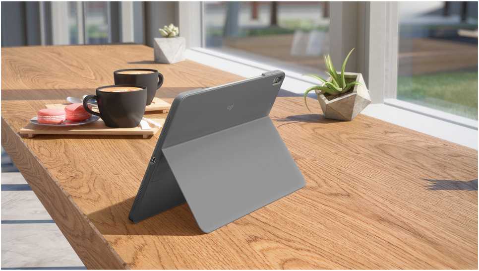 Klaviatūra ir pelė Kit Logitech Combo Touch for iPad Air 11-inch (M2)