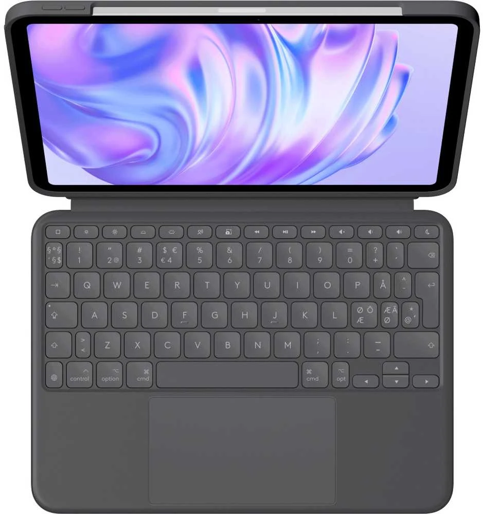 „Logitech“ – „Combo Touch iPad Pro 11“ (M4) – grafito spalvos – plokščias – Šiaurės šalių