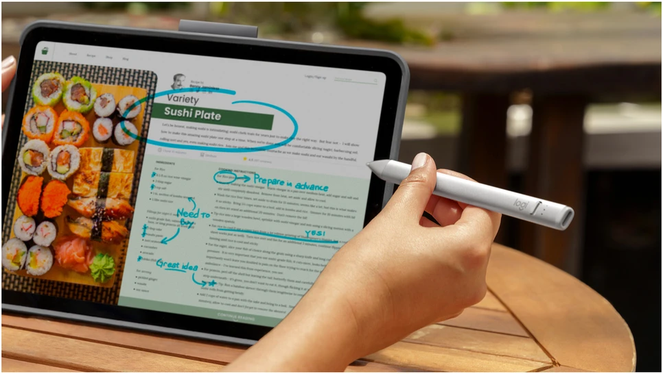 LOGITECH Crayon (USB-C) - Sidabrinis - EMEA-914