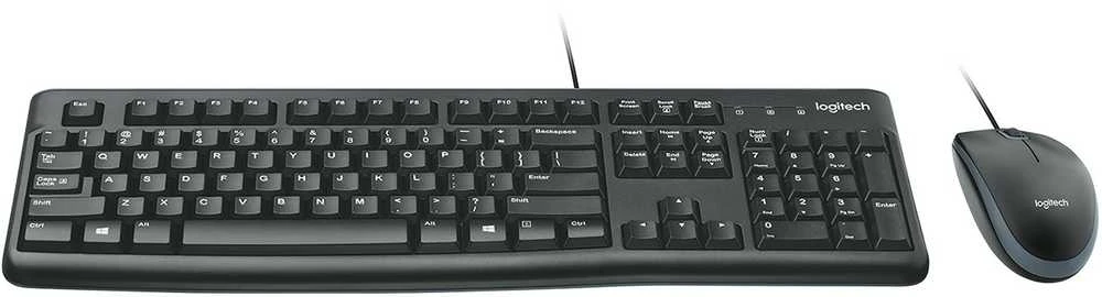 Laidinis klaviatūros ir pelės komplektas Logitech MK120, Nordic išdėstymas