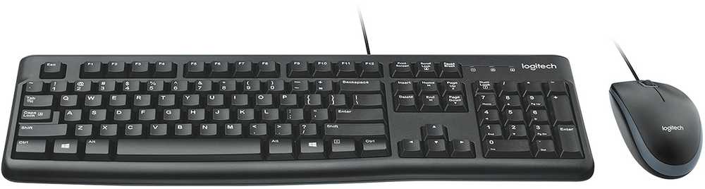 Klaviatūra ir pelė Kit Logitech Desktop MK120