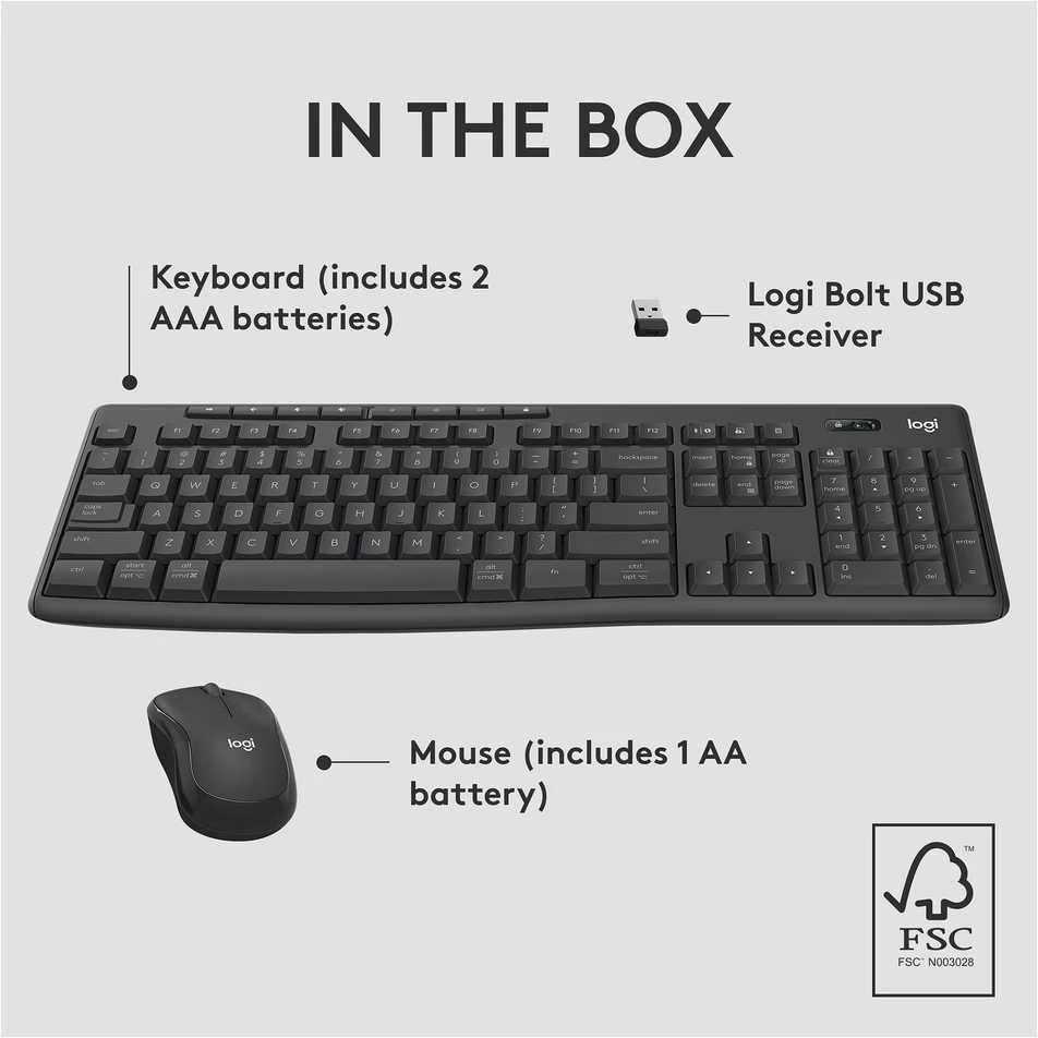 Klaviatūra Logitech MK370 COMBO verslui/