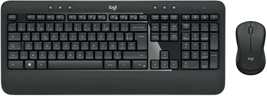 Belaidis pelės ir klaviatūros rinkinys Logitech MK540 Advanced, išdėstymas: Prancūzų (Azerty)