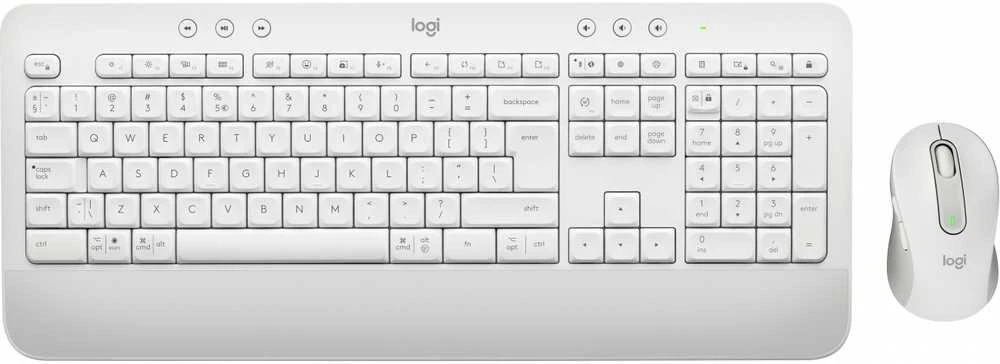 Klaviatūra Logitech Klaviatūros ir pelės rinkinys Signature MK650 Combo For Business - Baltas