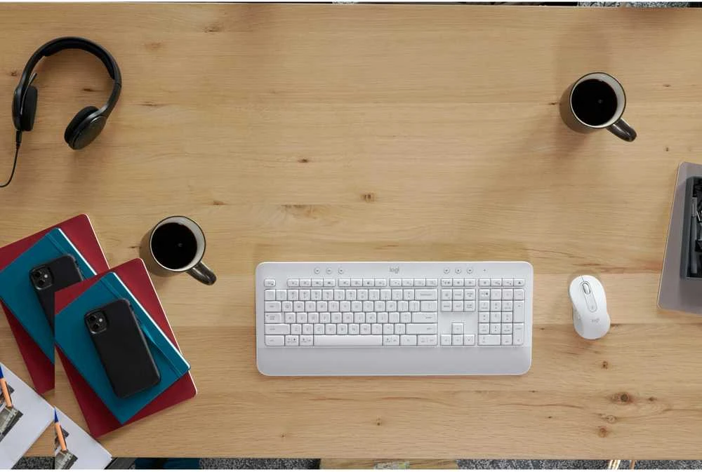 Klaviatūra Logitech Klaviatūros ir pelės rinkinys Signature MK650 Combo For Business - Baltas