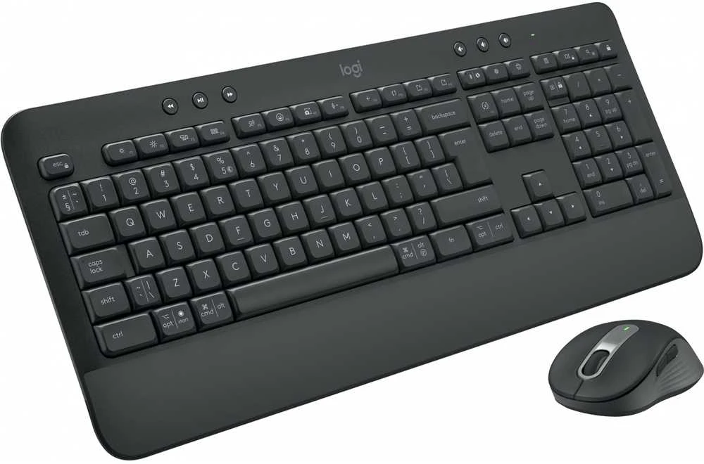 Klaviatūra LOGITECH MK650 SIGNATURE Bluetooth Combo – GRAFITAS – JAV INT'L – B2B
