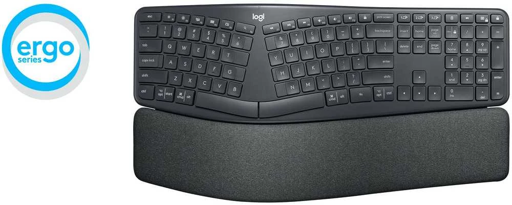 Logitech Klaviatūra ERGO K860 - 2.4 GHz