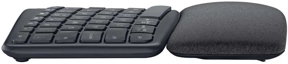 Logitech ERGO K860 SPLIT belaidė klaviatūra verslui, grafito spalvos, JAV tarptautinis išdėstymas (Qwerty)
