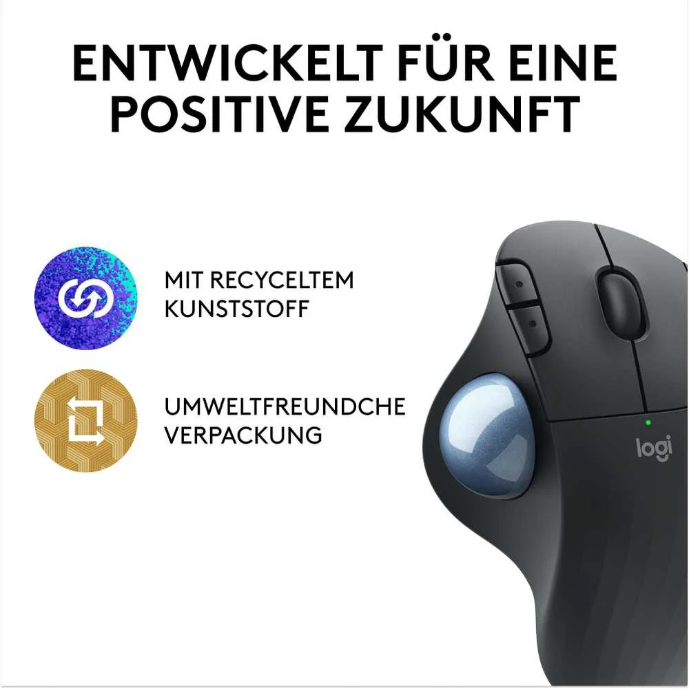 „Logitech M575S“ belaidė rutulinė pelė