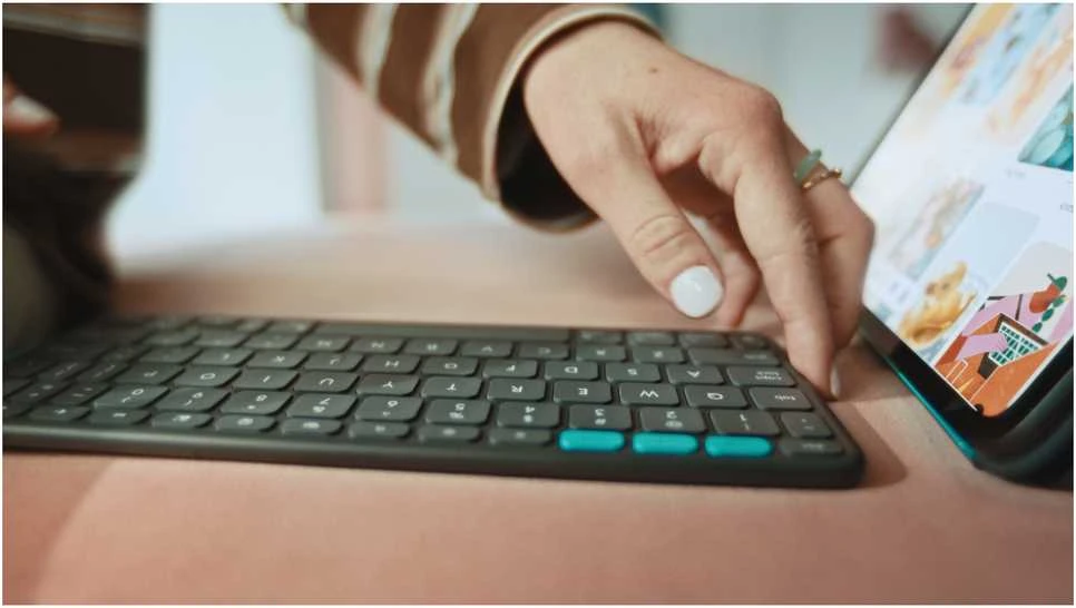 „Logitech Flip Folio“ – grafitas – DEU