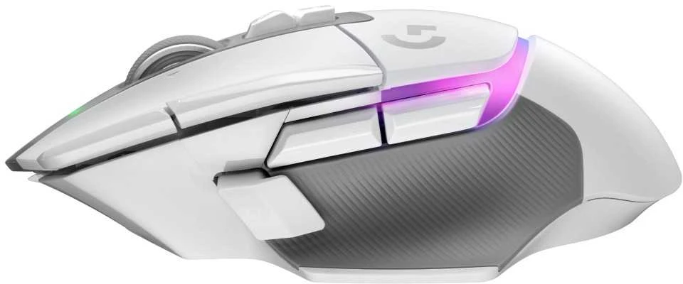 Logitech G502 X PLUS Pelė žaidimams – baltas