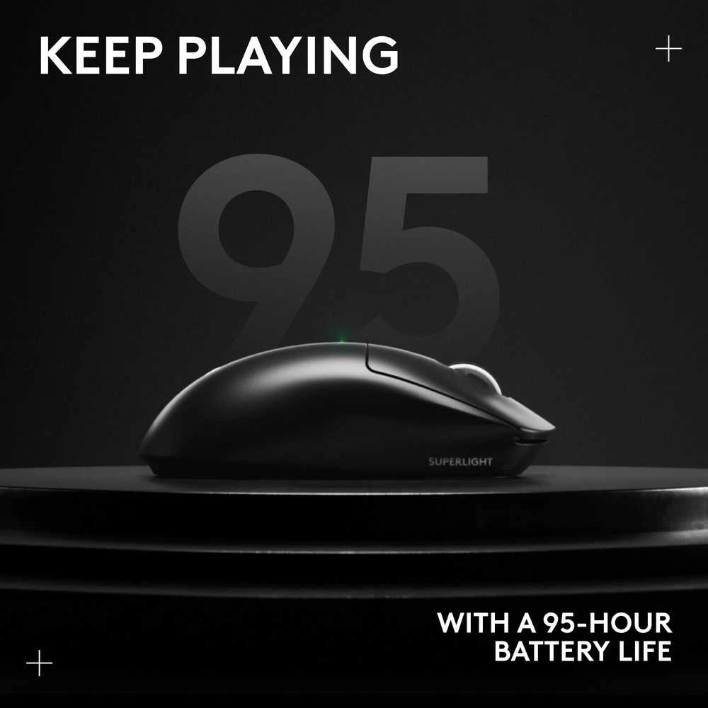 Žaidimų pelė Logitech G Pro X Superlight 2, juoda
