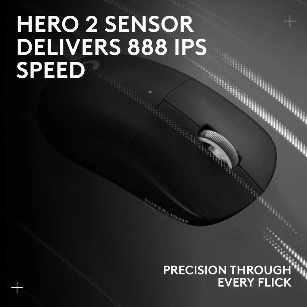 Žaidimų pelė Logitech G Pro X Superlight 2, juoda