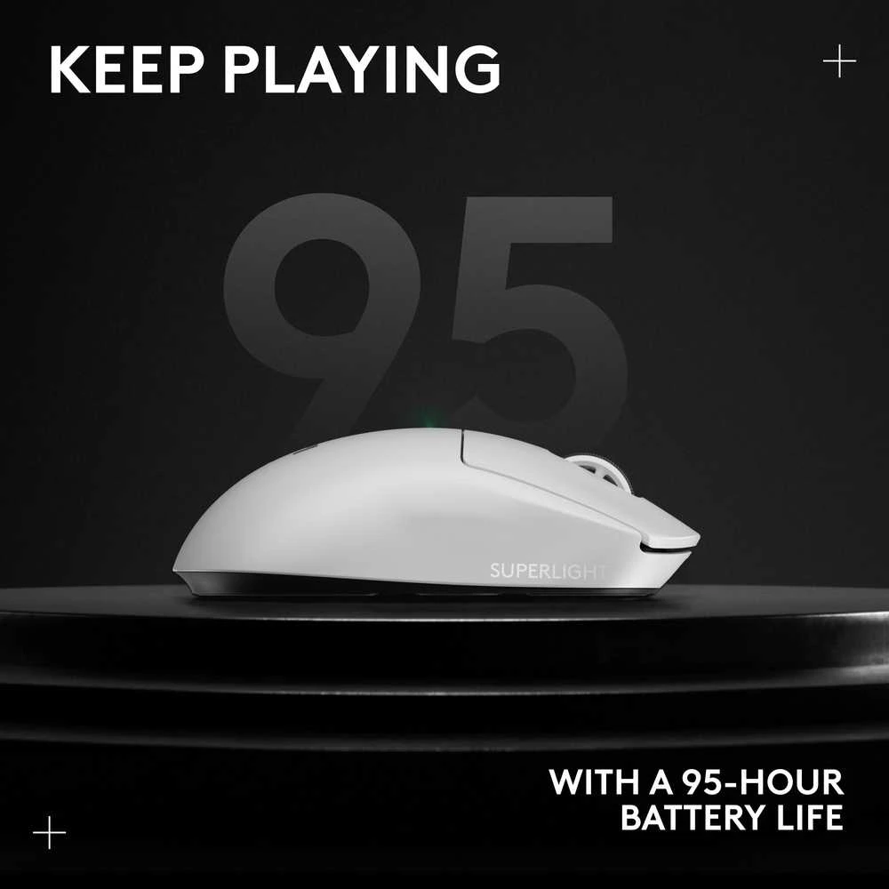 Pelė Logitech G Pro X 2 Superlight, Balta