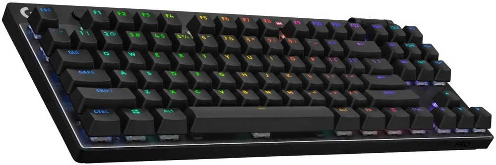 Žaidimų klaviatūra Logitech G Pro X TKL Lightspeed, US išdėstymas, Juodos spalvos