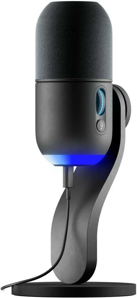 Logitech G Yeti GX Dynamic kardioidinis laidinis mikrofonas (juodas) su RGB | USB