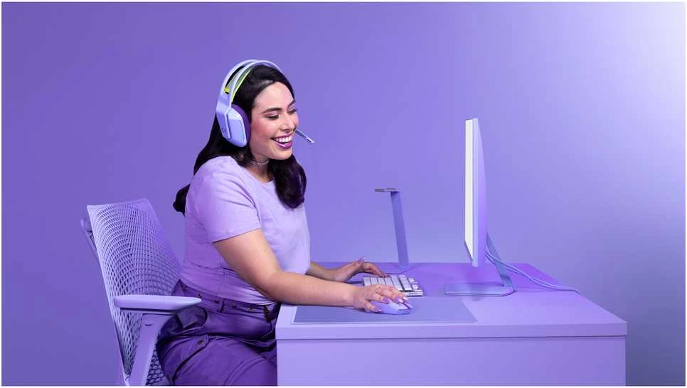 Belaidė žaidimų pelė Logitech G305 Hero, Lightspeed, Alyvinė