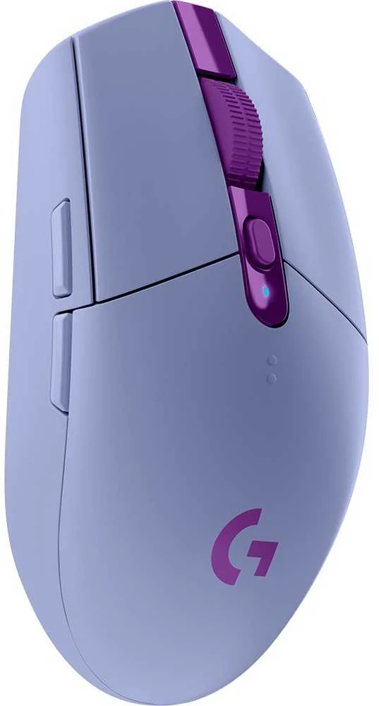 „Logitech G305“ belaidė žaidimų pelė, alyvinė