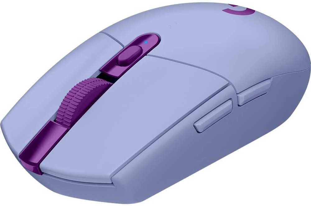 „Logitech G305“ belaidė žaidimų pelė, alyvinė