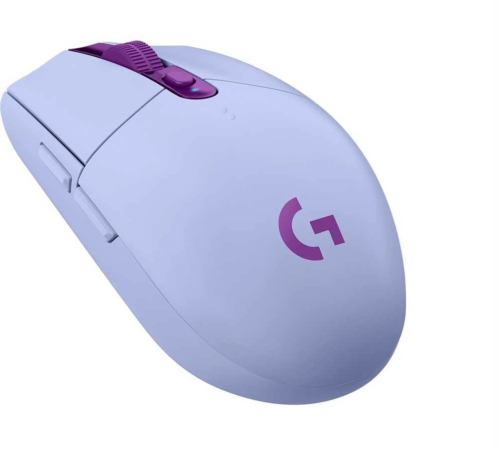 „Logitech G305“ belaidė žaidimų pelė, alyvinė